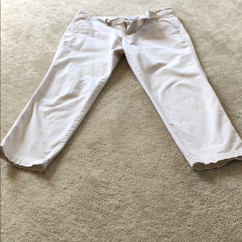 GAP khakis by gap vintage rolled crop Sz 10R